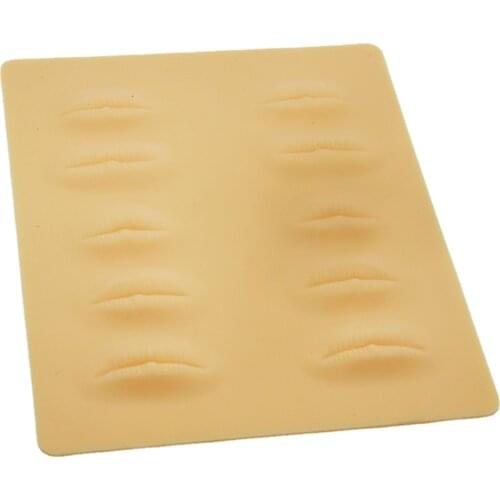 1pcs 3D Tattoo Practice Skin Cosmetic Permanent Makeup lip Practice Skin training fake tattoo practice skin