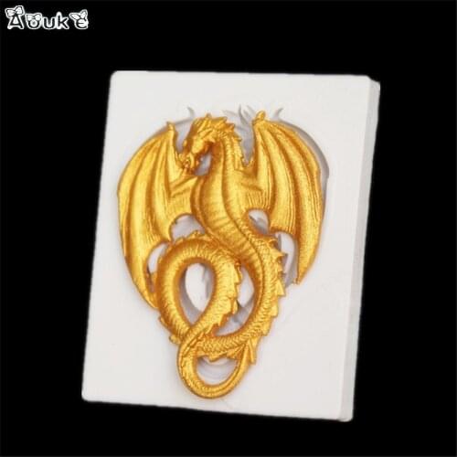 1PC Dragon Shaped Silicone Cake Mold Kitchen Baking Mold Sugar Craft Fondant Cake Tools Cake Decoration Mold Pastry Tool