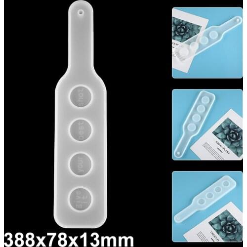 1pc Wine Rack Tray Silicone Mold Wine Glass Goblet Holder Coaster Epoxy Resin Moulds Decorations 388*78*13mm