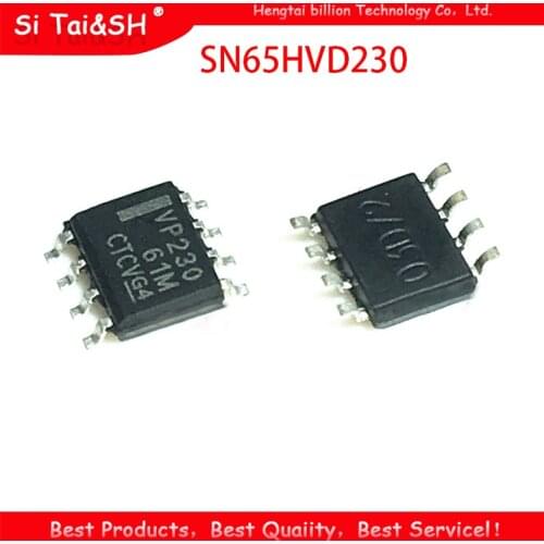 5pcs SN65HVD230 SN65HVD230DR VP230 SOP-8 CAN bus transceiver new original laptop chip