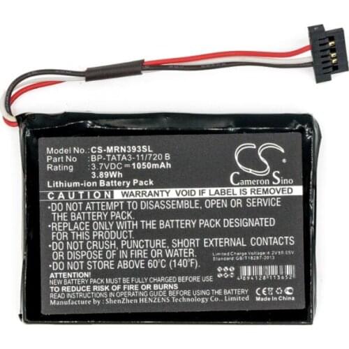 Cameron Sino 1050mAh battery for MAGELLAN RoadMate N393M-4300 N393M-5000 BP-TATA3-11/720 B for MIO Moov M410