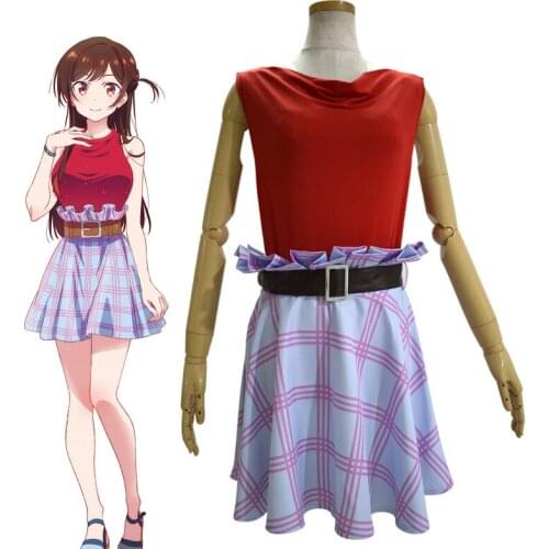 Anime Rent A Girlfriend Ichinose Chizuru Cosplay Costume School Dress Uniform Full Sets For Women Girls Halloween Carnival Party