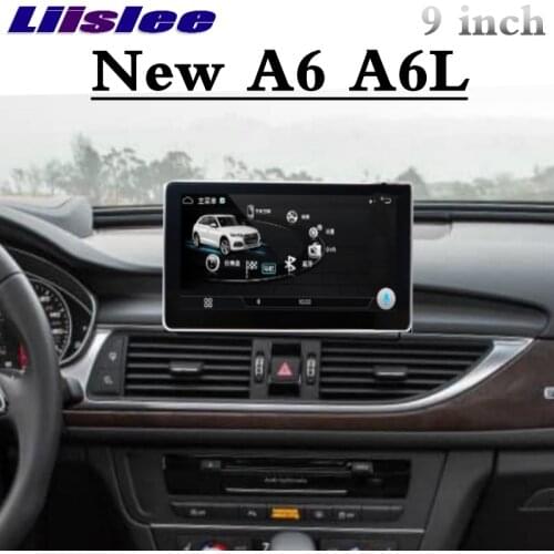 Liislee Car Multimedia Player NAVI For Audi A6 A6L 2012 2013 2014 2015~2018 MMI new style CarPlay Radio Stereo GPS Navigation