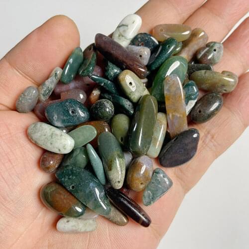 10-24MM Natural Semi-precious Indian agates Stones Genuine Loose Agates Stick Bead Jewelry Charm pendants 15" wholesale handmade