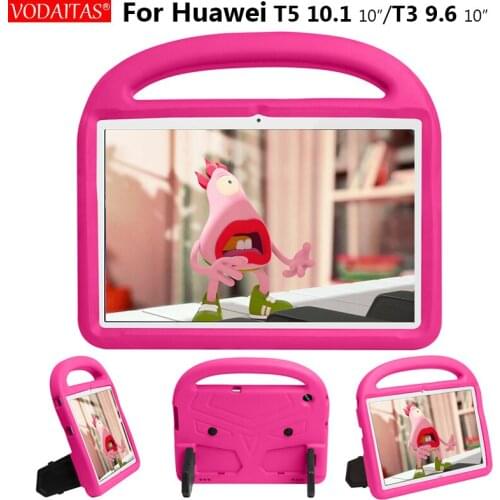 For Huawei Mediapad T5 10 case Non-toxic EVA Foam Shockproof Stand tablet cover For huawei mediapad T3 10 case for kids