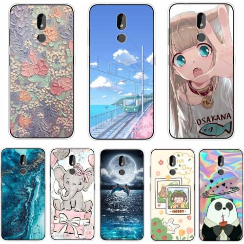 For Nokia 3.2 Case Cover Soft Silicone TPU Fashion Painted Phone Back Cover full Protective Case For Nokia 3.2 shell