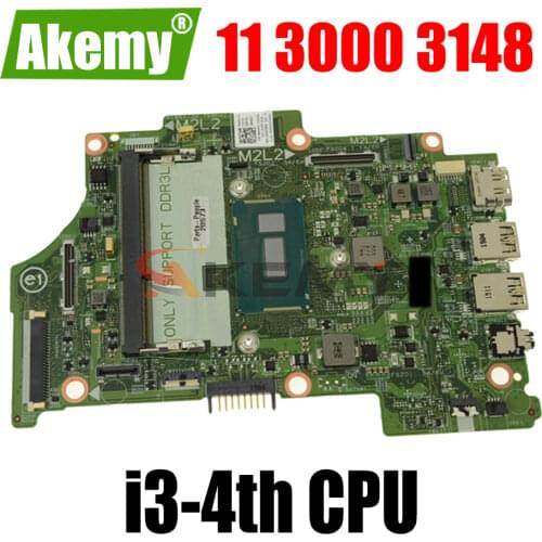CN-0JJYG4 0JJYG4 JJYG4 13321-1 8X6G1 For Dell Inspiron 11 3000 3148 13 7347 laptop motherboard With I3-4010/4030U 100% tested