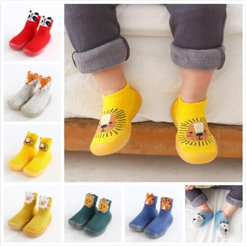 Baby Toddler Socks Girls Toddler Shoes Boys Shoes Non-slip Fogex Tir Thickening Shoes Sock Floor Shoes Foot Socks Animal Style