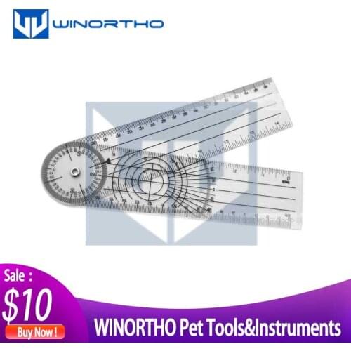 Goniometer Joint orthopedic Measuring Ruler pet surgical tools and veterinary orthopedic instruments