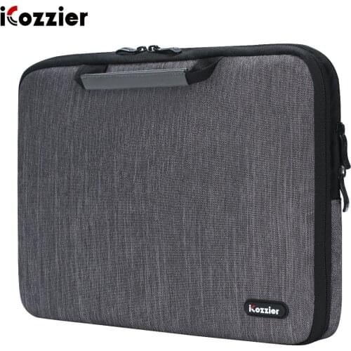 ICozzier 11.6/13./15.6/17.3 inch handle electronic accessories strap laptop sleeve case bag protective bag for 15.6 notebook