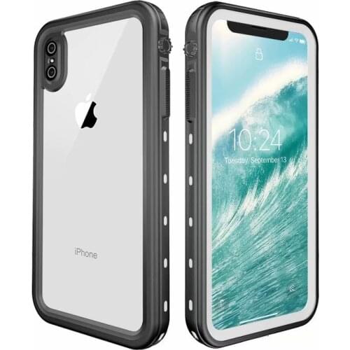 IP68 Phone Case For iPhone XR 6.1 Full Protection Cover Under Water Case For iPhone RX MAX 6.5 Swimming Diving Waterproof Cover