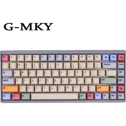G-MKY Canvas 163 Keycaps PBT Dye-sublimated Keycap XDAS profile keycap For Filco/DUCK/Ikbc MX switch Mechanical Keyboard Keycap