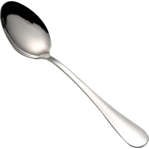 New Kitchen Soup Spoon 1PC Stainless Steel Spoon Handle Flatware Ice Cream Drinking Tools Kitchen Gadget High Quality