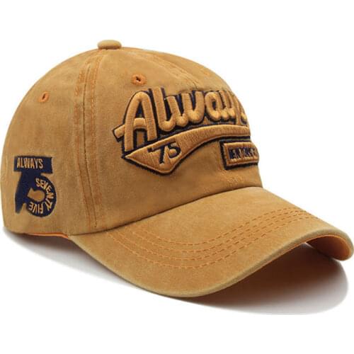 Vinatge Mens Hat Washed Embroidery Baseball Cap Retro Peaked Cap Womens Casual Sunshade Sports Sun Hat Outside Running Cap