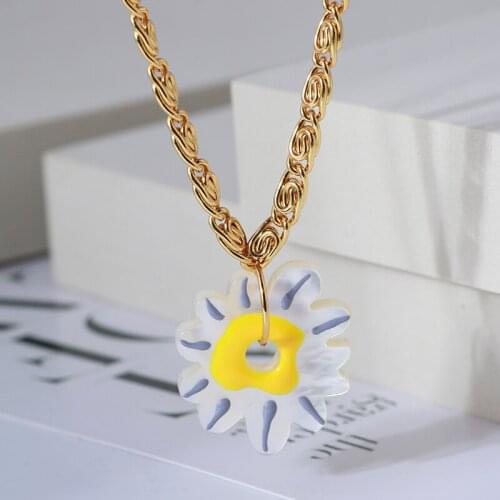 Mori small fresh shell flower single fall / multi-drop necklace