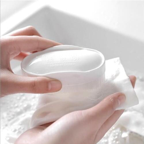 2018 New Soft Clothes Brush Multi-Function Household Laundry Brush Shoes Brush Plastic Collar Shoes Cleaning Brush