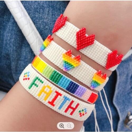 New Arrival Handmade Miyuki Multicolor Bracelet Fashion Jewelry, Diy Hand Weaving Women Beads Bracelet