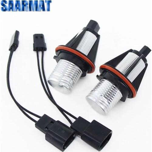 CanBus No Error LED E39 Angel Eyes bulb for BMW E87 E60 E61 E63 E64 E65 E66 E83 E53 525i 525xi 530i 530xi 545i 550i Marker light