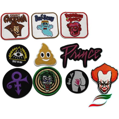 Embroidered adhesive tape punk band badge badge armband skull rock heavy metal band Zhang Zi A281