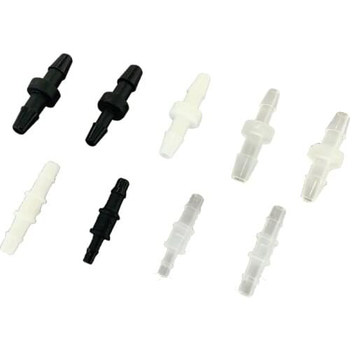 LETOP 20PCS Printer Parts Small Plastic Pipeline Connector Tube Straight Ciss Accessories
