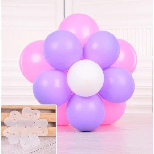 10/20/50pcs Flower Modelling Balloon Clip Fixed Balloons Accessories Birthday Wedding Party Balon Arch Kit Christmas Decoration