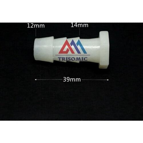 12mm Tube End Cap Plug with Barbed Material PP white type acid and alkali resistant