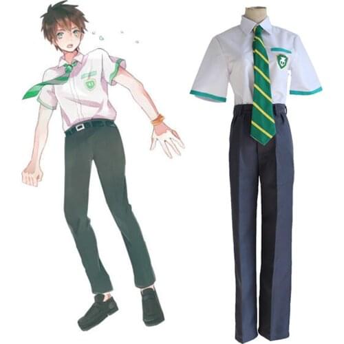 Anime Your Name Cosplay Costumes Taki Tachibana Cosplay Costume School Uniforms Halloween Party Game Kimi No Na Wa Costume