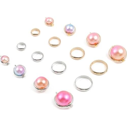 10pcs/lot 8/10/12/14mm Fit 6/8/10/12mm Copper Beads Charm Connector For Bracelet Necklace Jewelry Making DIY Finding