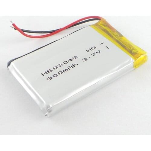 Brown 900mAh 3.7V 063048603048 polymer lithium battery MP3 MP4 MP5 small toys Rechargeable Li-ion Cell