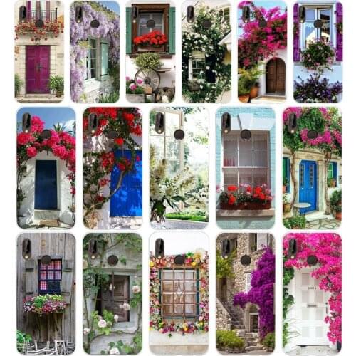 268H House With Flowers At Windows Soft Silicone Tpu Cover Case for huawei p 20 lite pro y6 2017 mate 10 lite
