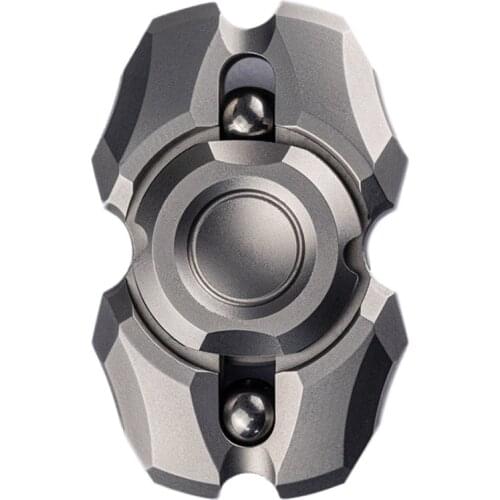 Refers to the play house Mackey original pulse fingertip gyro two-page metal edc portable toy adult decompression high speed