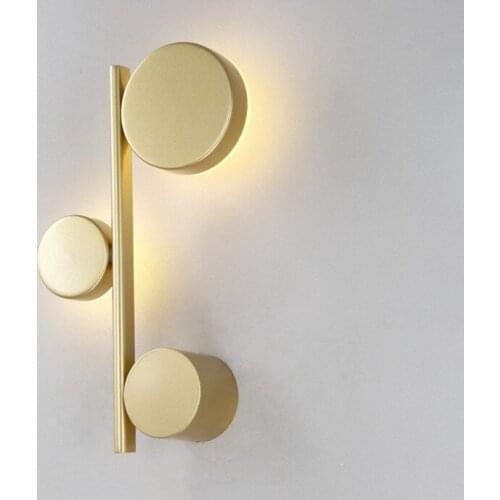 Individuality bedroom berth lamp designer sitting room adornment wall lamp lights Nordic postmodern minimalist art