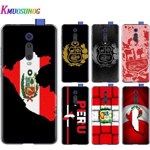 Peru Flag For Xiaomi Redmi 9I 9T 9A 9C 9 Prime 8A 8 7A 7 6A 6 5 5A 4X PRO Plus Transparent Soft Phone Case