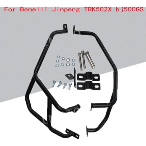 For Benelli Jinpeng TRK502X bj500GS Motorcycle Protector Upper Part Engine Guard Crash Bars Frame Protection Bumper