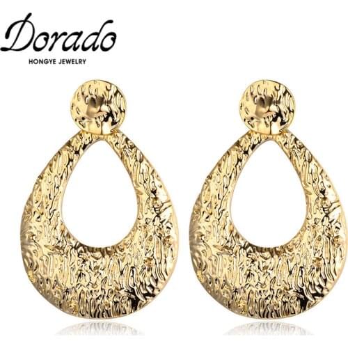 Dorado New Retro Party Drop Earrings for Women Fashion High Quality Metal Dangle Charm Jewelry Brincos Statement 2020