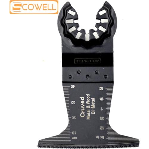 30% Off 65mm Starlock Oscillating Saw Blades For Multi Tools Cruved Teeth Multi Plunge saw Blade For Multimaster Power Tools