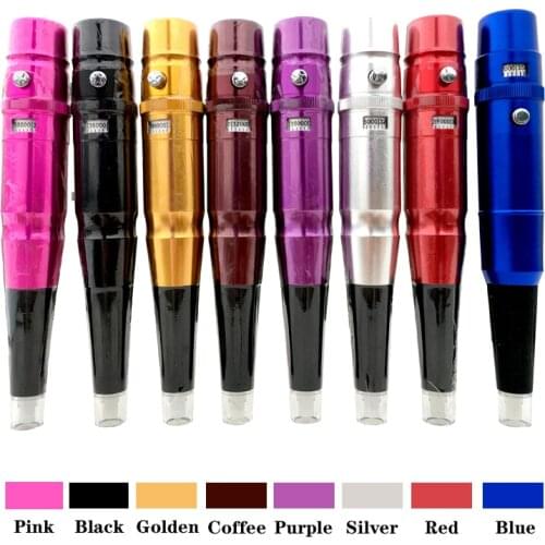 1 Pcs Hot Hot Tattoo Permanent Makeup Pen Machine Eyebrow Make up Tattoo Machine Swiss Motor Pen Gun By Free Shipping