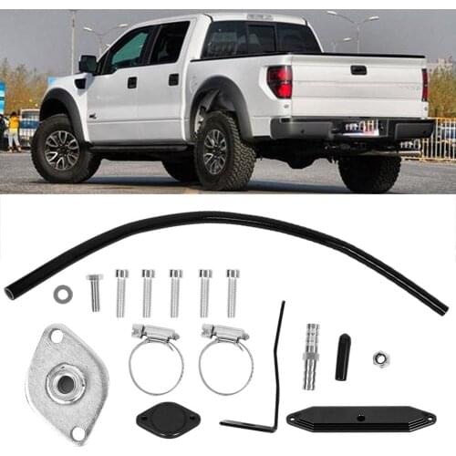 Block-Off Plate EGR Valve Cooler Delete Kit Pressure Sensor Bracket For Ford F250 F350 F450 F550 6.7L 2011-2014 Dropshipping