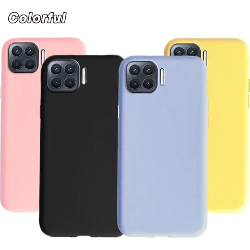 Luxury Candy Case For OPPO Reno 4 Lite Soft Silicone Back Cover for OPPO Reno4 Lite Fundas for OPPO F17 Pro CPH2119 OPPOA93 Case