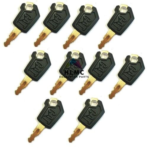 2PCS Excavator Heavy Equipment machinery keys 5P8500 Ignition key