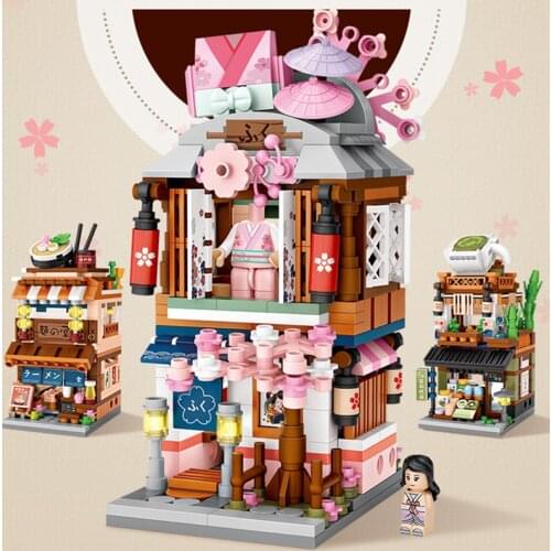 2021 LOZ Builidng Blocks City Shop for Kids Toys Street Store Mini Bricks DIY Figure Children Xmas Birthday Gifts for Girls Boys