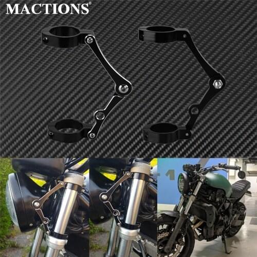 Motorcycle Headlight Bracket Mount Clamp 39mm-41mm CNC Fork Tube Headlamp Holder For Harley Dyna Softail Touring Sportster XL