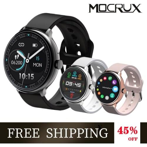 KS50 Men Women Blood Pressure Waterproof IP67 Sport Round Bluetooth Call Smartwatch Clock Fitness Tracker For Android IOS