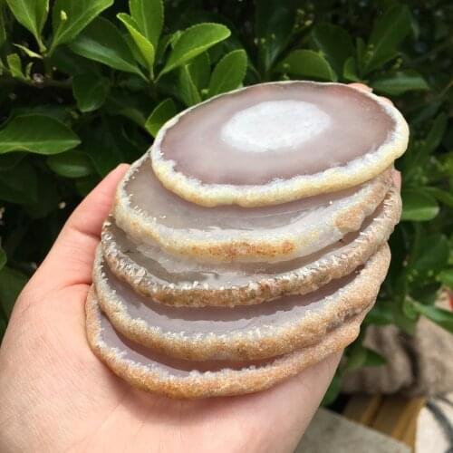 Natural Crystal Gem Stone Rough Agate Slice for very beautiful agate specimen nature stones