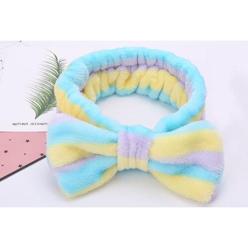Hairband Fashion Velvet Solid Bow Knot Women Hair Ring Head Hoop Girls Headband Head Wraps Hairbands Accessories Dropshipping