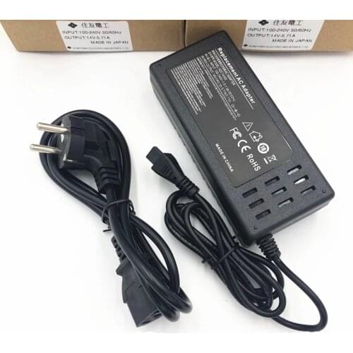 Sumitomo T-81C Z1C T600C T-71M Q101 T-71C T-55 Optic Fiber Fusion Splicer Power Adapter Battery charger ADC-1430S Free Shipping