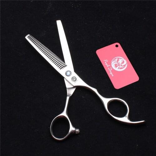 6" 17cm Purple Dragon JP 440C Scissors For Hairdresser Thinning / Cutting Scissors Antler Teeth Professional Hair Scissors Z2000