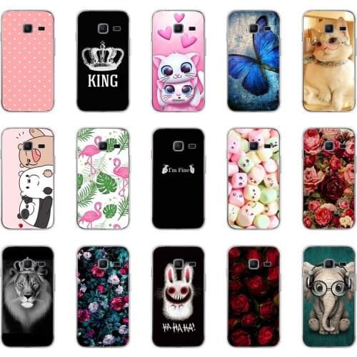 For Case Samsung Galaxy J1 Mini J105F Cover Cat Pattern For Samsung Galaxy Mini Case Silicone For Samsung J1 Mini 2016 Funda