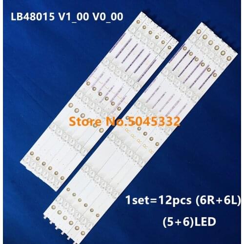 LED backlight strip for SL4851 LB48015 V1 V0_00 210BZ05DL43030J05L 3B7450001EA0 BDL4830QL LB48007 TPT480LS -HN08.S
