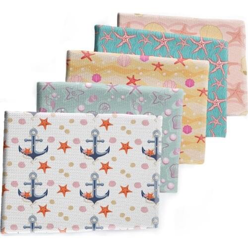 50*145cm Ocean Anchor Bullet Textured Summer Liverpool Patchwork Tissue Kids home textile